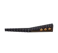 Ride Height Gauge Accurate Measurement Aluminum Alloy RC Height Measuring Ruler for 1/8 1/10 RC Car Chassis (Black Gold)