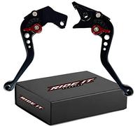 RIDE IT US-183 Short Motorcycle Brake and Clutch Levers for SUZUKI SV650/S 1999-2009-Black