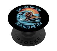 Ride Like the Tide Depends on You Jet Ski Summer PopSockets Adhesive PopGrip