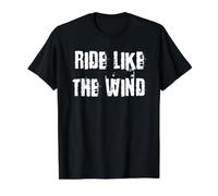 Ride Like the Wind Value Graphic T-Shirt, Men, Black, XL