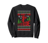 Ride Motocross Ugly Christmas Sweater MX Dirt Bike Braap Fun Sweatshirt