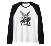 Ride of Andras The Owl Raglan Baseball Tee