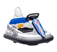 Ride-On Bumper Car PP/Metal White Blue Black 74.5x48x46.5cm Seat 18-48m Max25kg