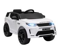 AIYAPLAY Land Rover Licensed Kids Electric Car w/ Remote Music in White AIYAPLAY White