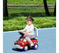 Ride On Car Foot to Floor Design with Under Seat Storage, Red AIYAPLAY Red One Size