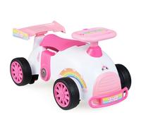 Ride On Car Foot-to-Floor Sliding Toy with Under-Seat Storage Shark COSTWAY Pink One Size