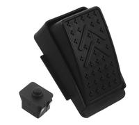 Ride on Car Pedal Switch Replacement with Return Spring | Plastic Black Part, Self Resetting Throttle Control, Non Slip Surface, for Battery Powered Vehicle Outdoors