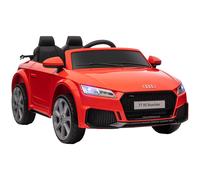 HOMCOM Audi TT RS Licensed 12V Kids' Electric Ride on Car for Kids Red