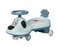 ride on car Ride on Toy for Kids Swing Car with Music Light and Flashing Wheels Anti-Rollover Just Twist for Toddlers wiggle cart(Blu)