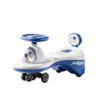 ride on car Wiggle Car Stroller Sliding Walking Toys With Music Lights Baby Foot-to-Floor Walker For Boys And Girls wiggle cart(Blu,Normal wheel)