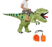 Ride on Dinosaur Suit | Inflatable Costume for Halloween - Inflatable Outfit | for Women Men Kids Halloween School Theme Park Stage Performances Cosplay Convention Air-Pumped T-Rex Theme Party C