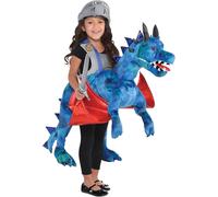 Ride On Dragon Childs Costume - Age 3-8 Years
