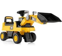 Ride On Excavator, Ride On Push Car for Toddlers, Outdoor Digging Bulldozer w/Working Shovel, Storage, Ride on Construction Vehicle for Kids, No Power Ride On Toy for Boys Girls, Yellow