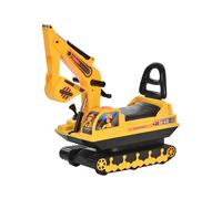 Ride-On Excavator Toy for Kids - Movable Construction Truck