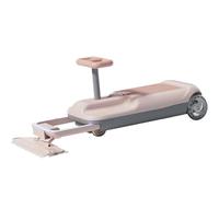 Ride-On Go Kart Cleaner with Variable Speed and Retractable Mop, Dual-Drive Design for Interactive Fun and Tidying Up