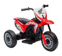 Ride-On Motorcycle Red 6V Kids Electric 71cm L PP & Metal with Horn 3km/h Up1hr