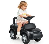 Ride On Push Car Foot-to-Floor Walking Sliding Toy Car COSTWAY Black One Size