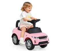 Ride On Push Car Foot-to-Floor Walking Sliding Toy Car COSTWAY Pink One Size