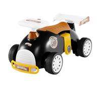 Ride on Push Car with Music, Under-Seat Storage, Kids Foot-to-Floor Sliding Car for Toddler 19-36 Months (Black)