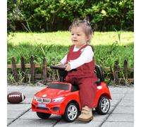 Ride on Sliding Car Baby Toddler Horn Music Working Lights Storage No Power HOMCOM Red One Size