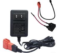 Ride On Toy Charger 6V 12V with Square Battery Connector Compatible with For KIDs Ride On Vehicles Including X6 and For For KID (12V)