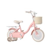 ride on toy Kids Bike For Girls With Bell Basket and Pump Children's Bicycle with Rear Seat Bicycle 2-22 Inch Girls' Bikes tricycle bicyle(Rose,20inch)