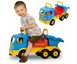 RIDE-ON TRUCK FOR KIDS 69 CM LONG (27 INCH) PUSH ALONG CAR TOY FROM 1 OLD YEAR