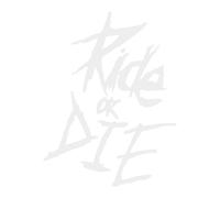 "Ride Or Die" Bicycle Sticker Motorcycle Sticker Car Stickers for Car Motorcycle Bicycle Truck Lettering Sticker Car Window Letter Sticker