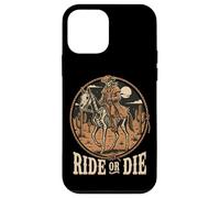 Ride or Die Skeleton Cowboy Desert Undead Horse Western Case for iPhone 12 mini