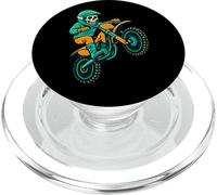 Ride or Die Trying Funny Motocross Skeleton Design PopSockets PopGrip for MagSafe