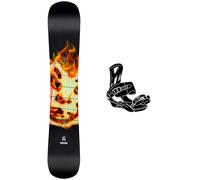 Ride - Pack Snowboard Burnout - 158 + Fifty - Snowboard
