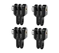 Ride Tech Moto Short Extension Arm (4 Pack) for GoPro, DJI, Insta360 - Same Direction Pivot Mount for Action Camera