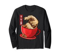 Ride the Big Coffee Wave! Start Your Day positive with Power Long Sleeve T-Shirt