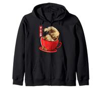 Ride the Big Coffee Wave! Start Your Day positive with Power Zip Hoodie