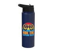 Ride the Caffeine Wave Energy Drink Stainless Steel Insulated Water Bottle