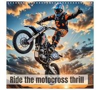 Ride the motocross thrill (Wall Calendar 2026 12" x 24" / 30 x 60 cm (open)) CALVENDO 12 Month Wall Calendar