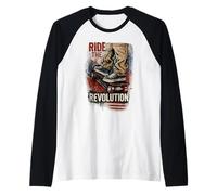 Ride The Revolution Momentum Manifesto Breakaway Culture Raglan Baseball Tee