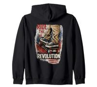 Ride The Revolution Momentum Manifesto Breakaway Culture Zip Hoodie