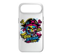 Ride The Storm, Pirate Skull Storm Adventure Graphic Case for iPhone Air
