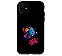Ride The Sweet Wave Retro Neon Surf Fruit Design Case for iPhone 11