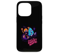 Ride The Sweet Wave Retro Neon Surf Fruit Design Case for iPhone 13 Pro