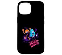 Ride The Sweet Wave Retro Neon Surf Fruit Design Case for iPhone 15