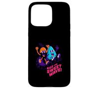 Ride The Sweet Wave Retro Neon Surf Fruit Design Case for iPhone 15 Pro Max