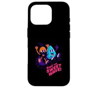 Ride The Sweet Wave Retro Neon Surf Fruit Design Case for iPhone 16 Pro