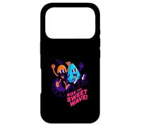 Ride The Sweet Wave Retro Neon Surf Fruit Design Case for iPhone 17 Pro