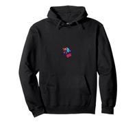 Ride The Sweet Wave Retro Neon Surf Fruit Design Pullover Hoodie