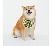 Ride The Wave Dinosaur Surfer Pattern Dog Bandanas, Comfortable Cotton Triangle Bibs Scarfs for Dogs Or Cats,Cute Pet Kerchief for Medium Large Dogs-Xx-Large