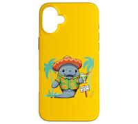 Ride the Wave of Relaxation with Our "Manatees are my Spirit Case for iPhone 16 Plus