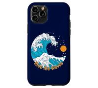 Ride The Wave Retro Traditional Tattoo Art Beach Sunrise Case for iPhone 11 Pro