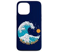 Ride The Wave Retro Traditional Tattoo Art Beach Sunrise Case for iPhone 13 Pro Max